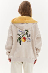 Geschmack des Sonnenuntergangs Unzipped Sweatshirt